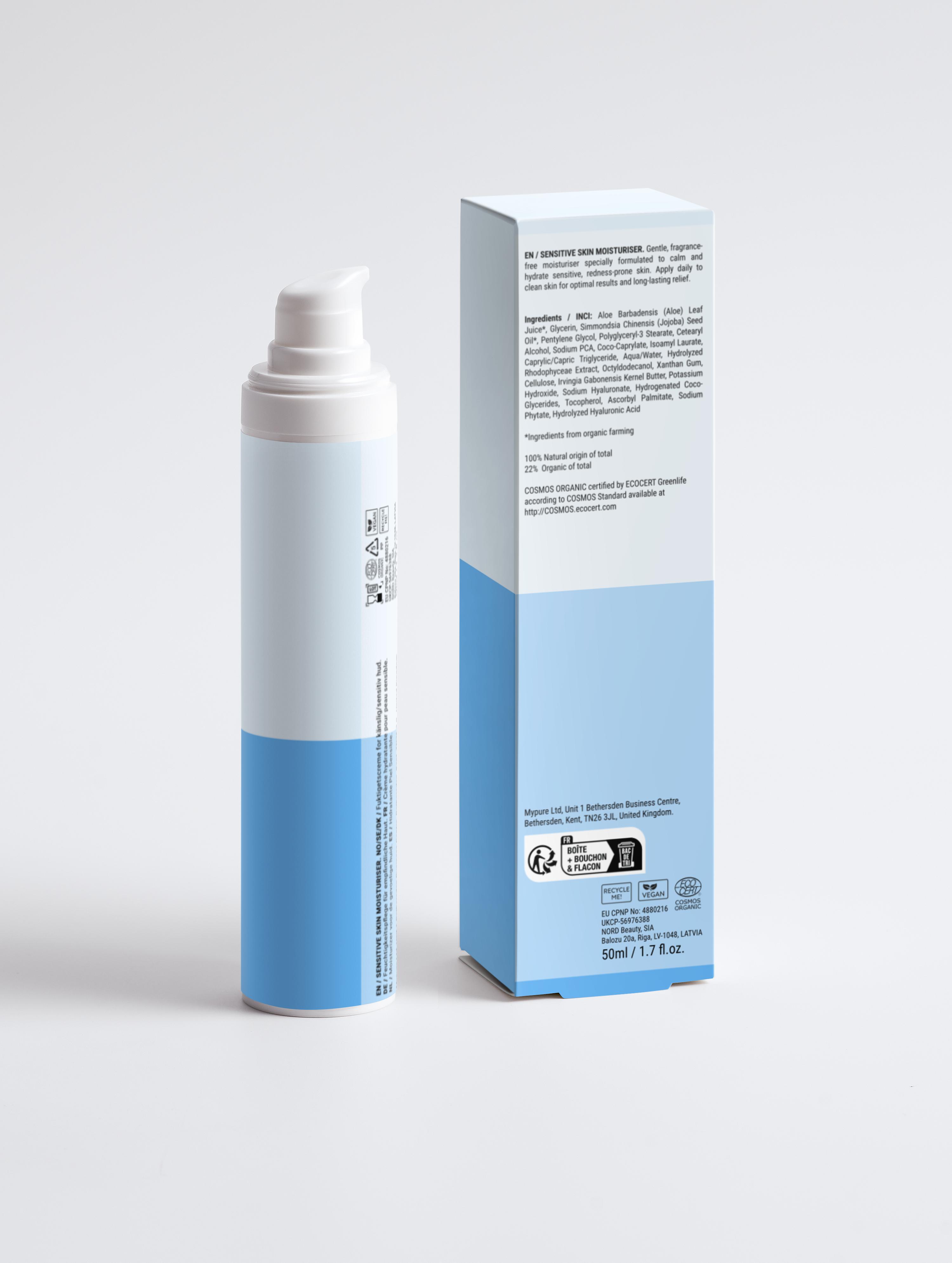 Sensitive Skin Moisturiser, Fragrance Free